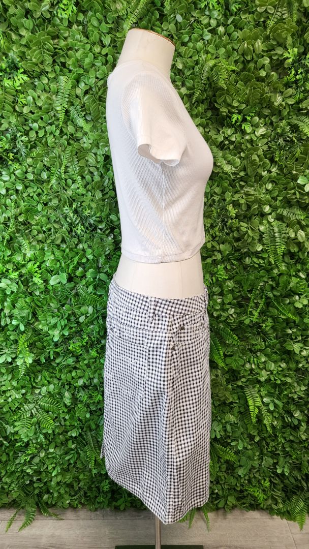 Vassalli Multi Check Stretch Skirt (14)