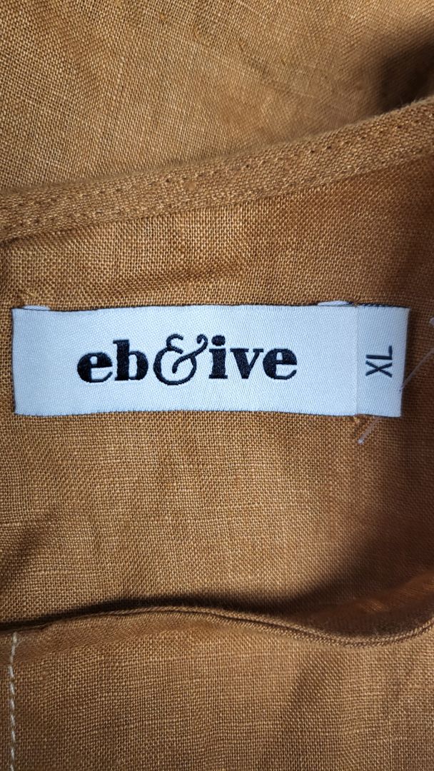 Eb & Ive Tan Linen Tank (16)