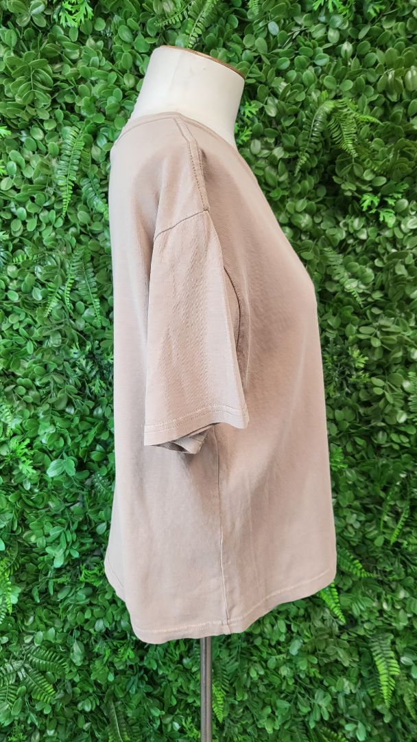 Ghanda Taupe Brand T-Shirt (10)