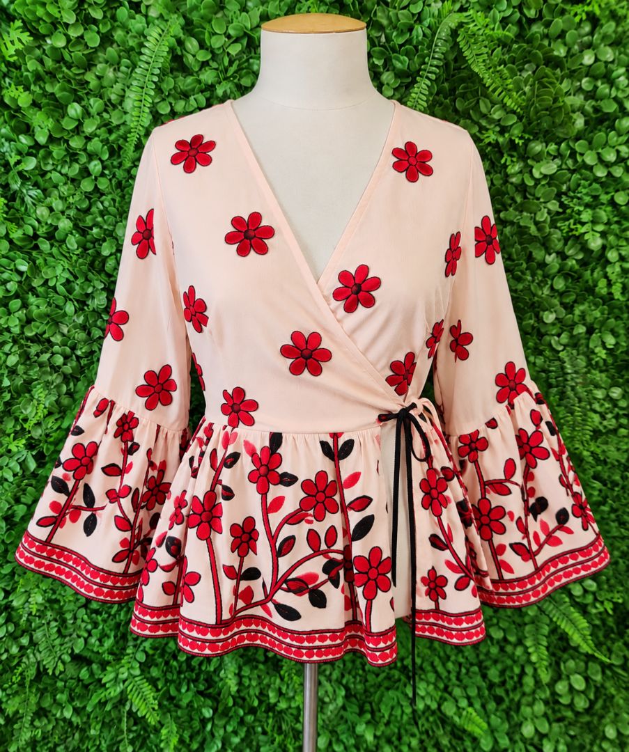 Coop Print Under Wraps Top (16)