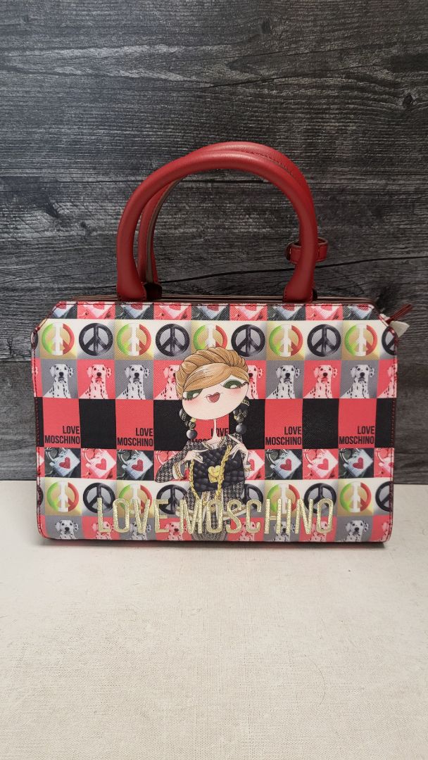 Love Moschino Multi Digital Print Bag 30x22x9cm