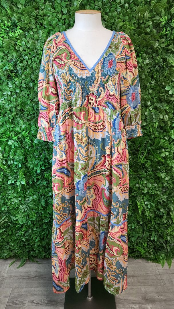 Adrift Print Nicci Dress BNWT (12)