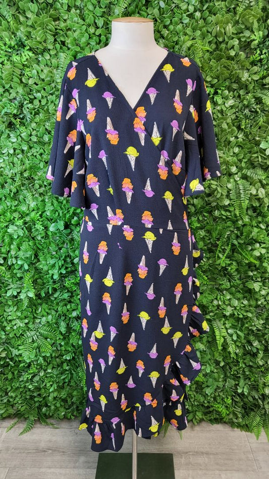 Loralette Icecream Wrap Dress (18-20)