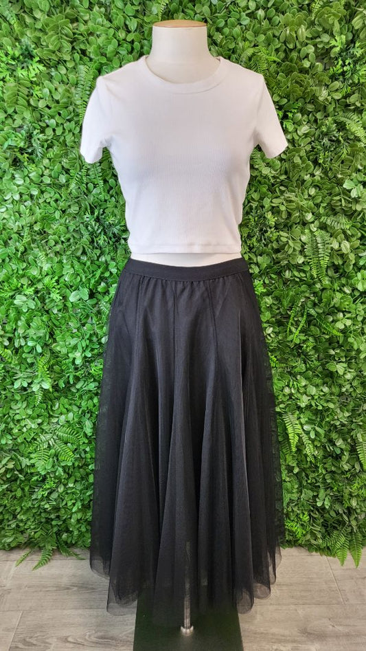 Wink Black Tulle Skirt (8-10)