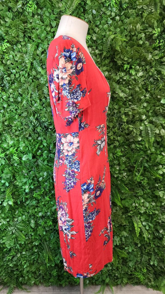 Maeve Red Floral Tea Party Dress (8-10)