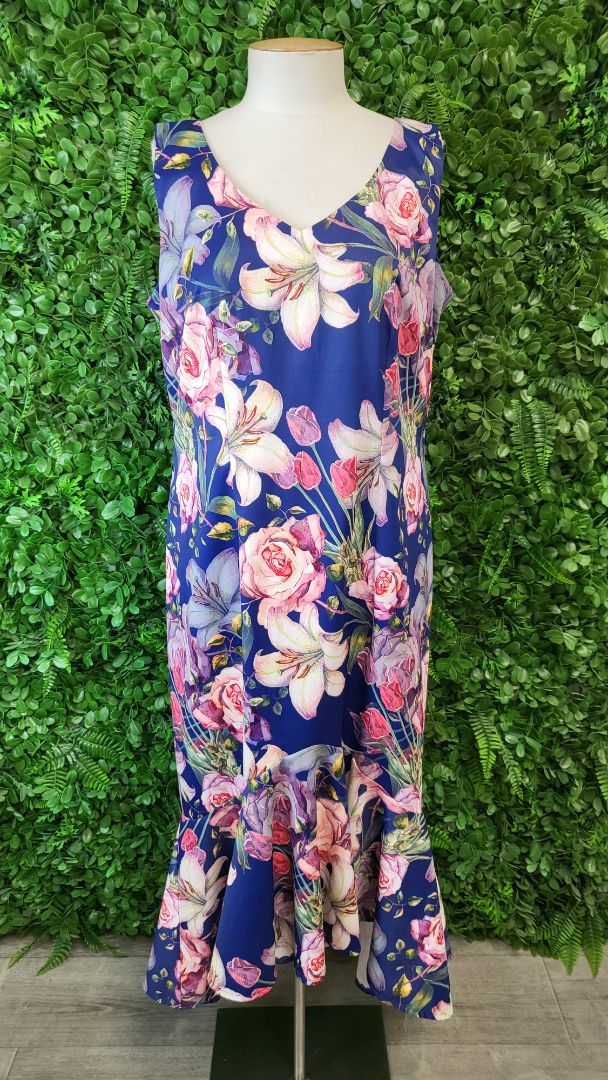 Annah Stretton Floral Fish Tail Dress (16)