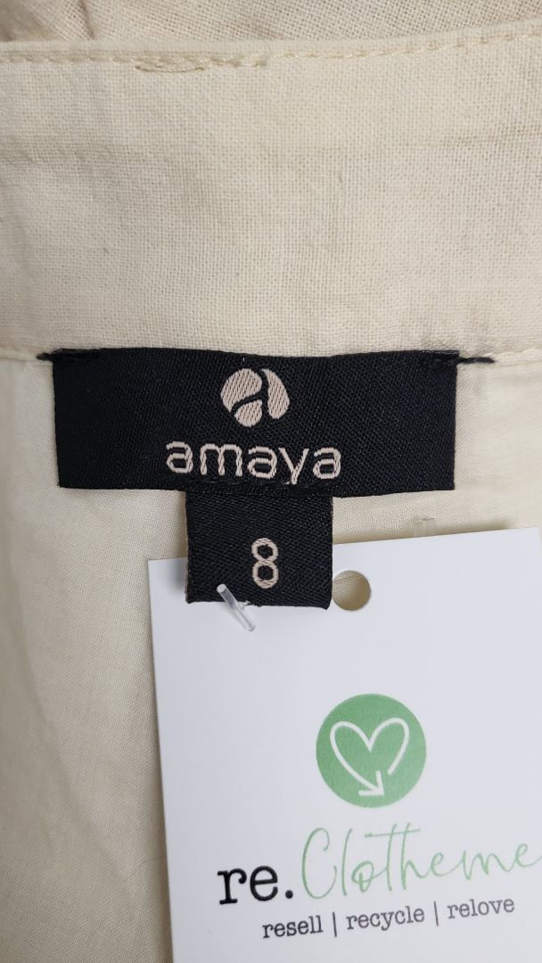 Amaya Cream Wide Leg Crop Pant (8)