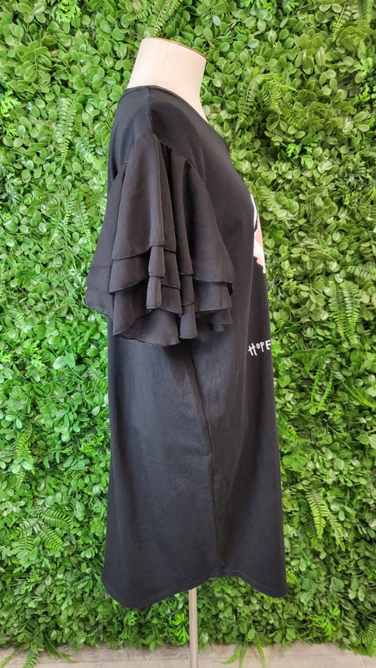 Federation Black T-Shirt Dress (16)