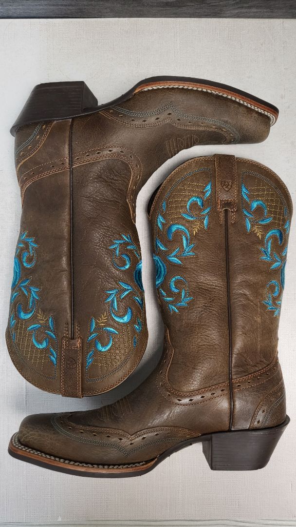 Ariat Brown Western Boots NEW (38)