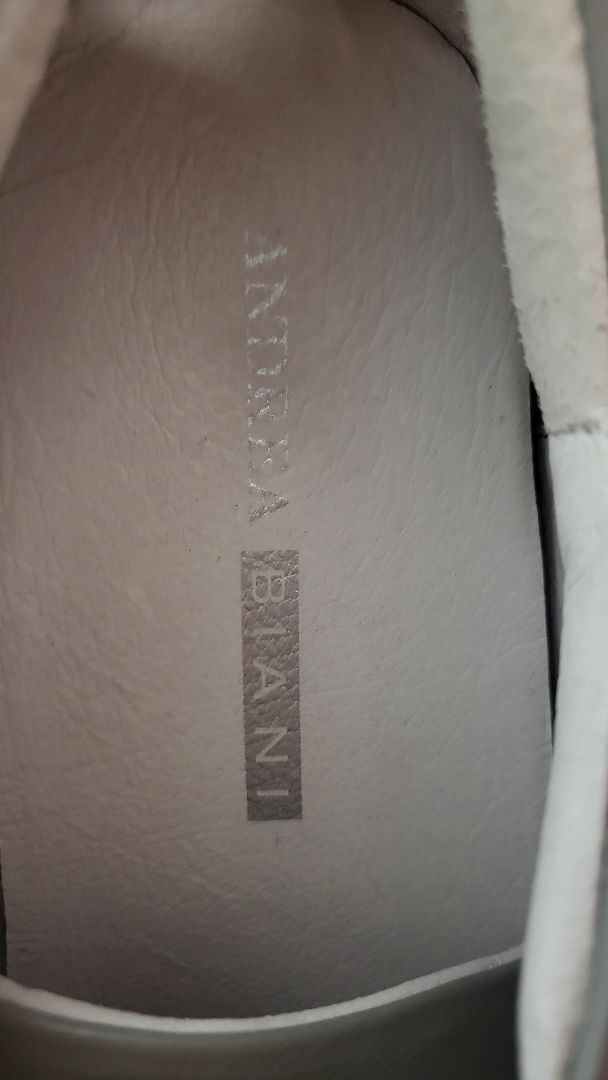 Andrea Biani Grey Pearl Slide Ons (41)