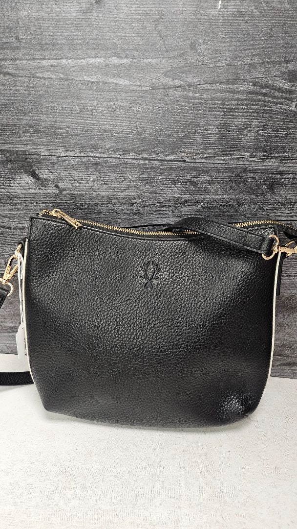 Antler Black Stripe PU Bag 24x28x7cm