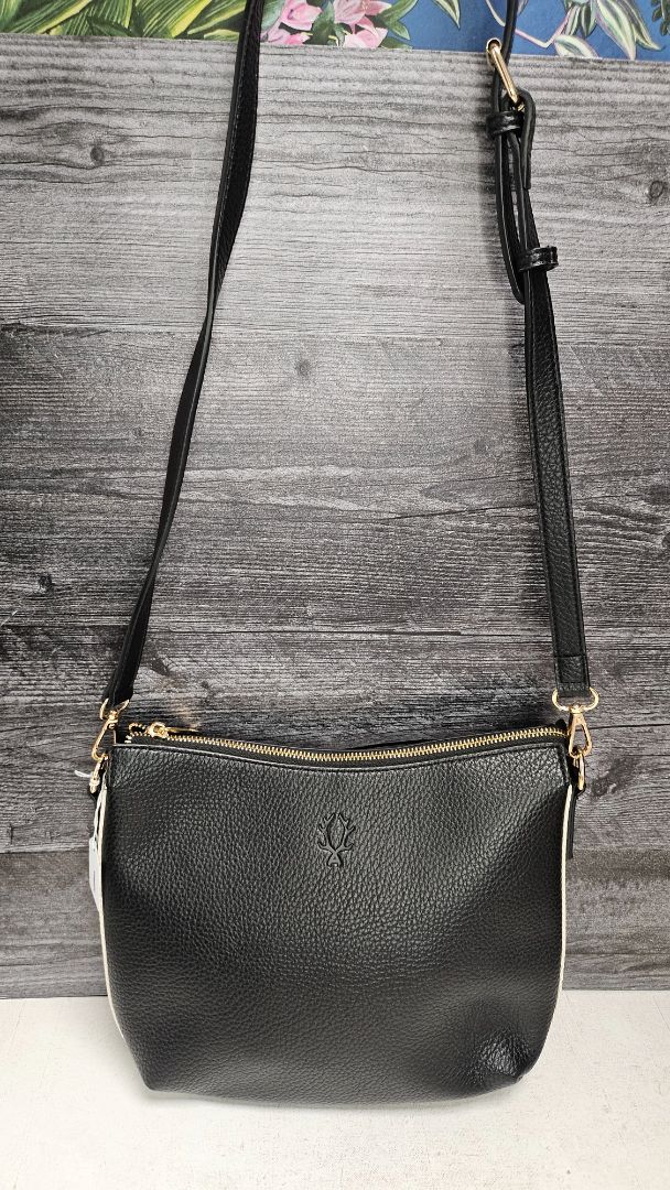 Antler Black Stripe PU Bag 24x28x7cm