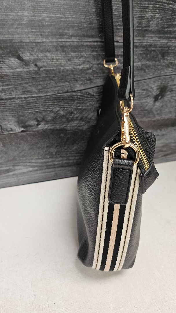Antler Black Stripe PU Bag 24x28x7cm
