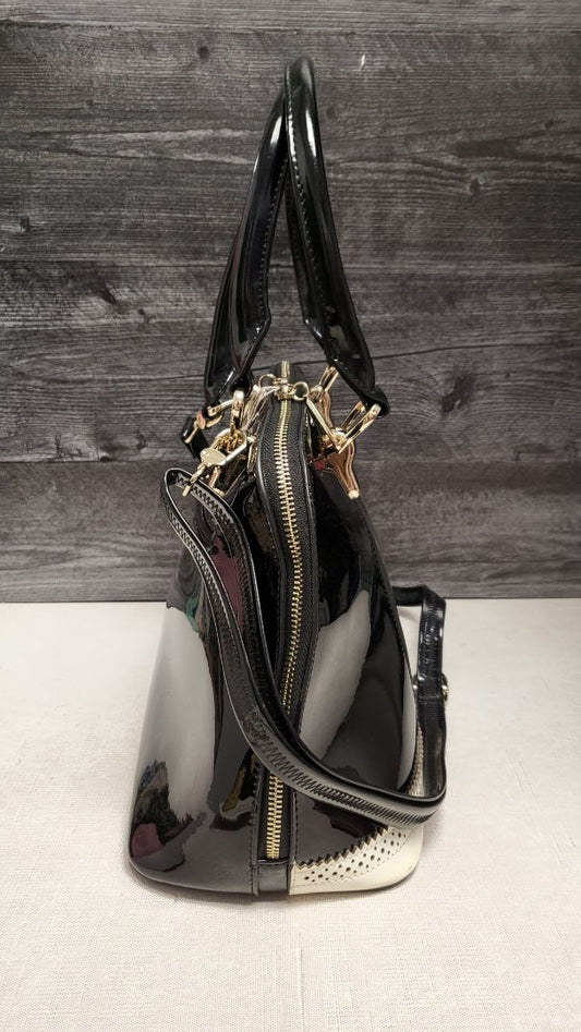 Serenade Black Patent Leather Tote (38x26x15cm)