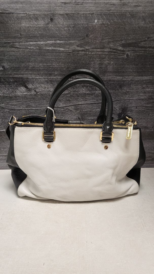 Michael Kors Black/White Leather Bag 24x35x11cm