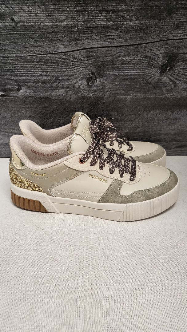 Skechers Natural Radiant Roar Sneaker NEW (38)