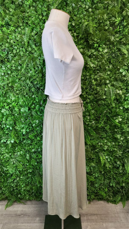 Forever New Sage Faux Wrap Skirt (12)