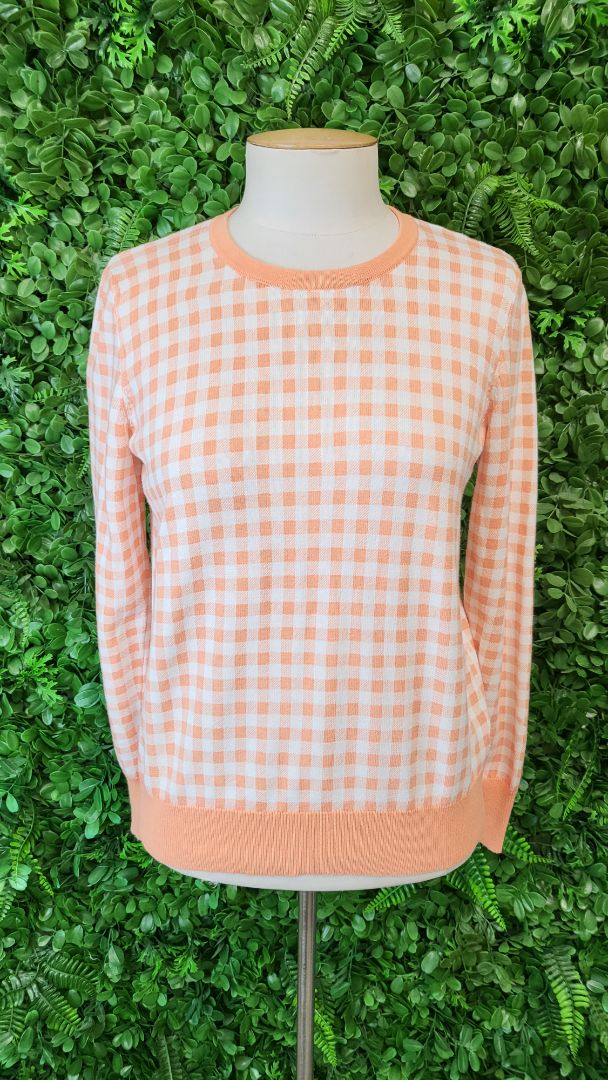 Ralph Lauren Orange Knit Top (12)
