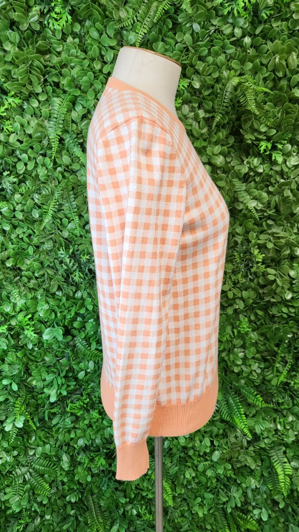 Ralph Lauren Orange Knit Top (12)
