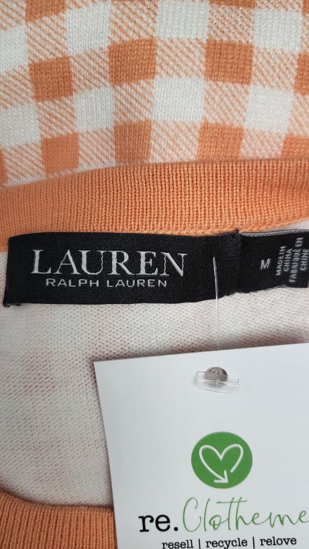 Ralph Lauren Orange Knit Top (12)