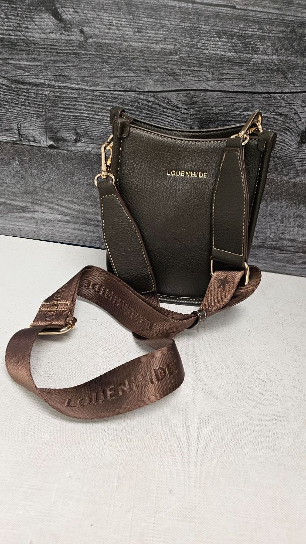 Louenhide Chocolate Phone Bag As New W16 x H19 x D7cm