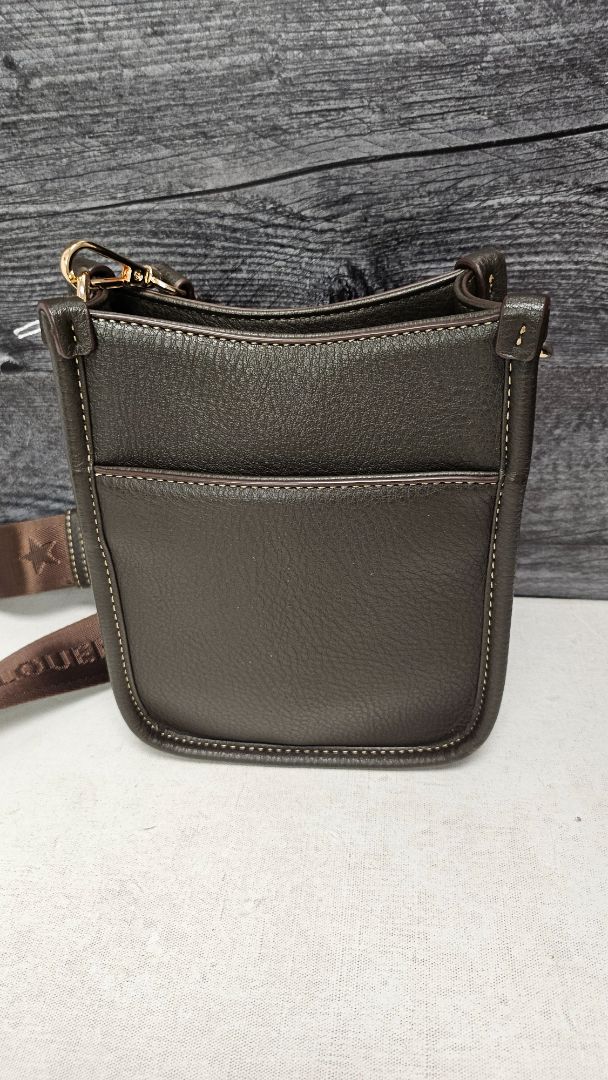 Louenhide Chocolate Phone Bag As New W16 x H19 x D7cm