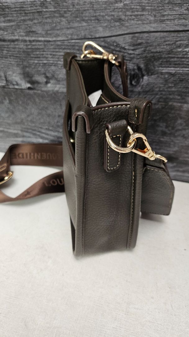 Louenhide Chocolate Phone Bag As New W16 x H19 x D7cm