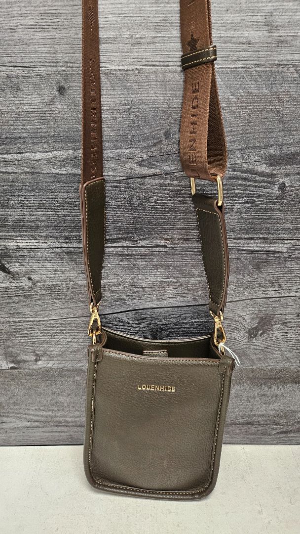 Louenhide Chocolate Phone Bag As New W16 x H19 x D7cm
