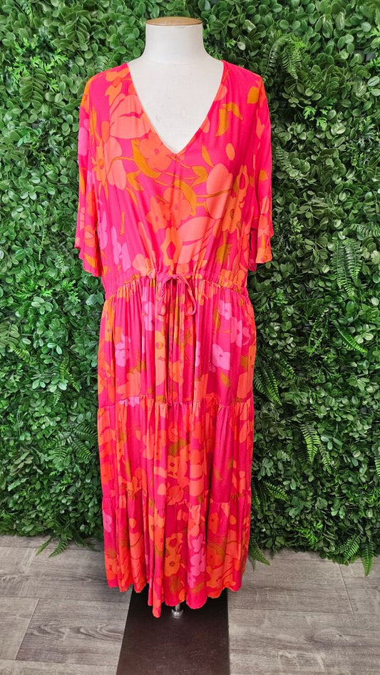PQ Collection  Floral Dress (14-16)