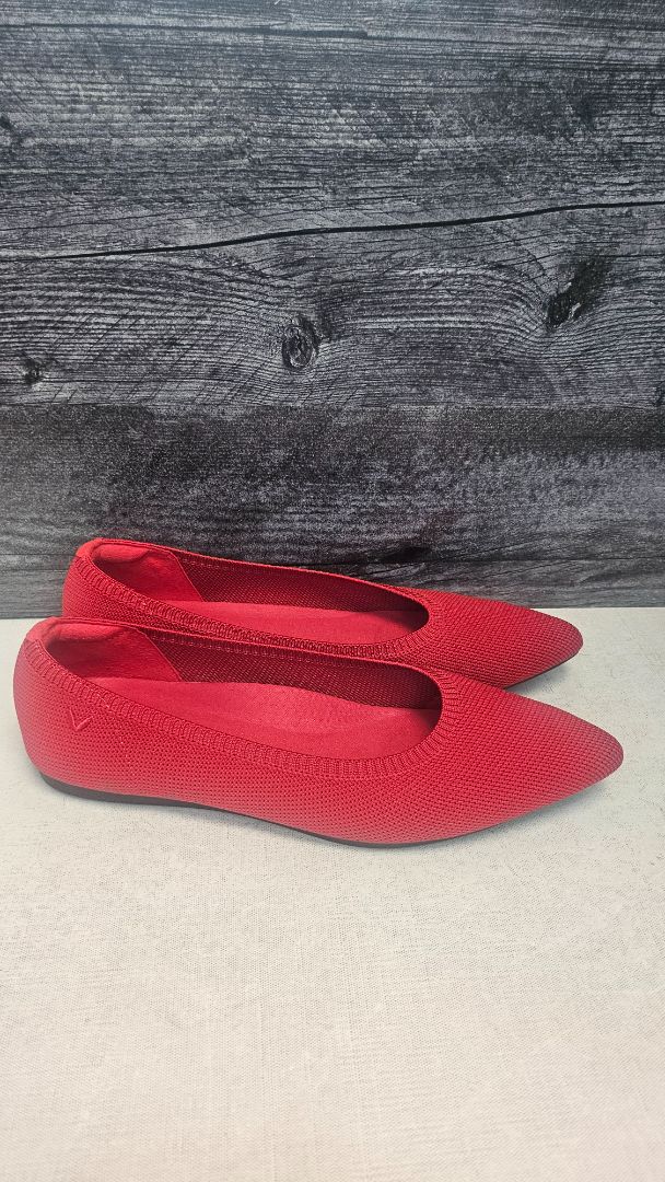 Vivaia Red Knit Ballet Flat (38.5)