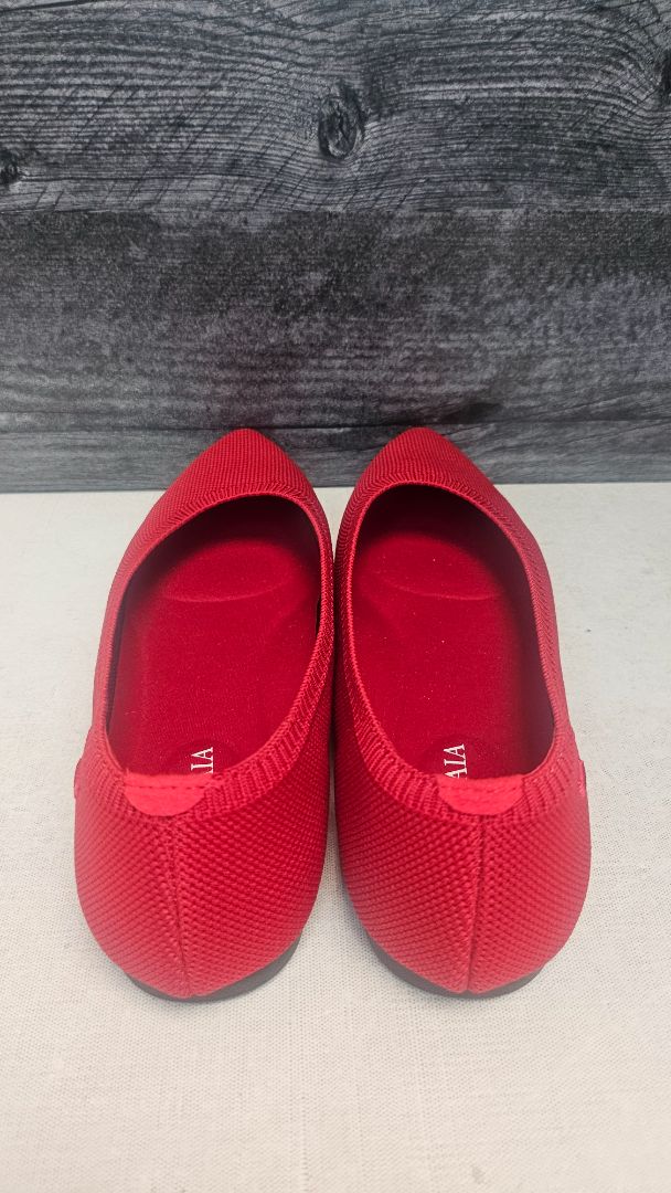 Vivaia Red Knit Ballet Flat (38.5)