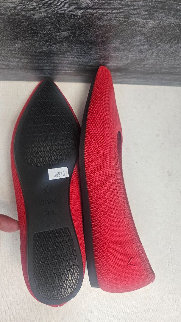 Vivaia Red Knit Ballet Flat (38.5)