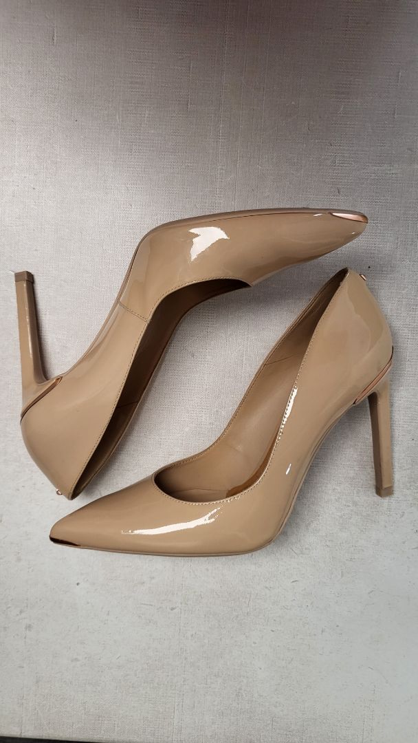 Ted Baker Nude Patent Stiletto Heels (41)