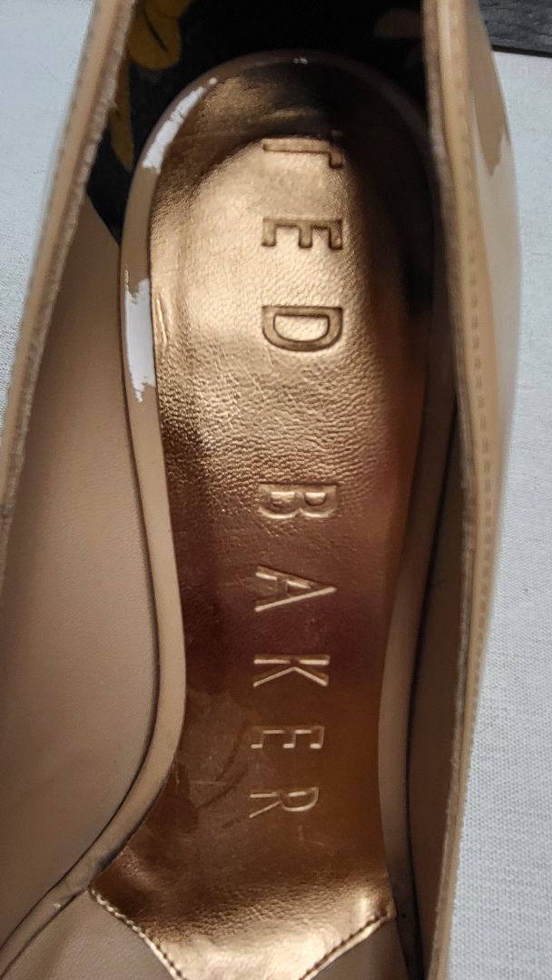 Ted Baker Nude Patent Stiletto Heels (41)