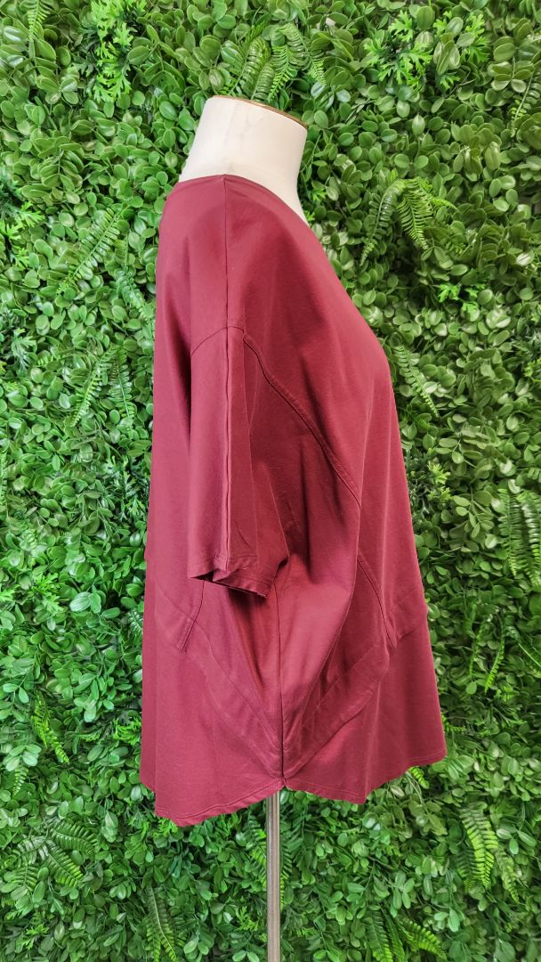 Moochi Claret Overturn Tee (12-14)