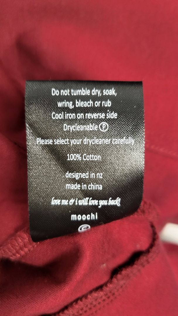 Moochi Claret Overturn Tee (12-14)
