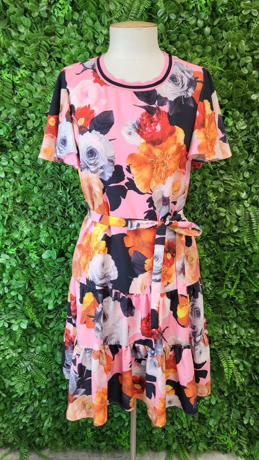 Charlo Floral Drop Tier Dress (6)
