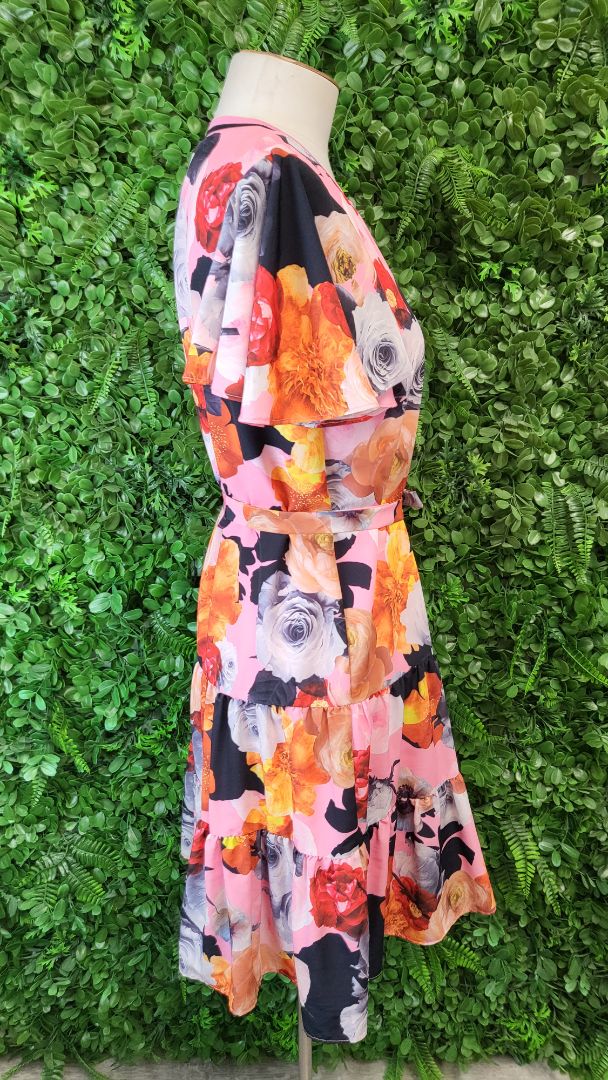 Charlo Floral Drop Tier Dress (6)