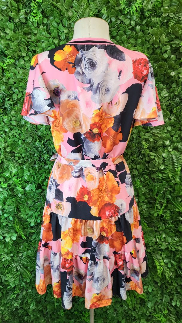 Charlo Floral Drop Tier Dress (6)