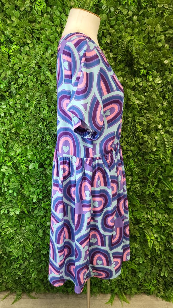 LPD Hearts Rainbows Dress (12-14)