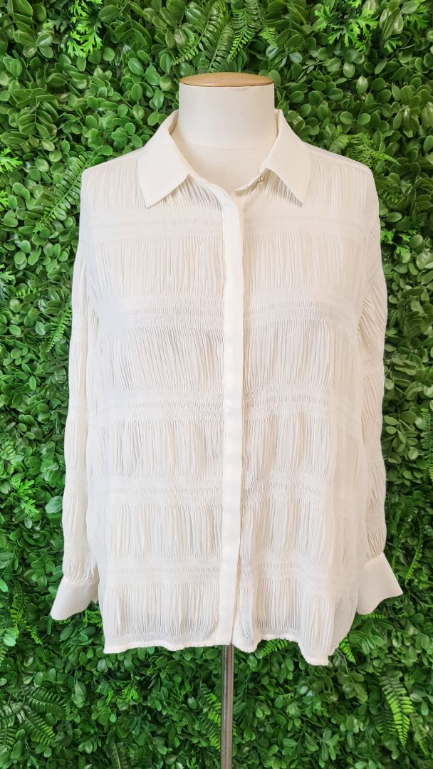 Chalk Cream Textured Blouse (14)