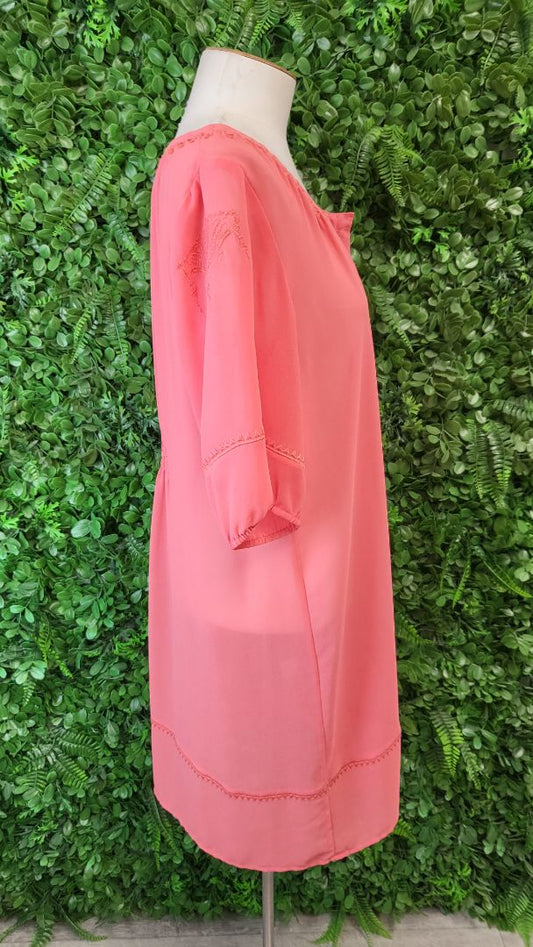 Loobies Story Coral Slip Dress (12)