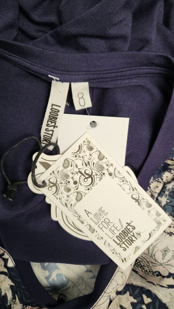 Loobies Story Indigo Shrine Dress BNWT (8)
