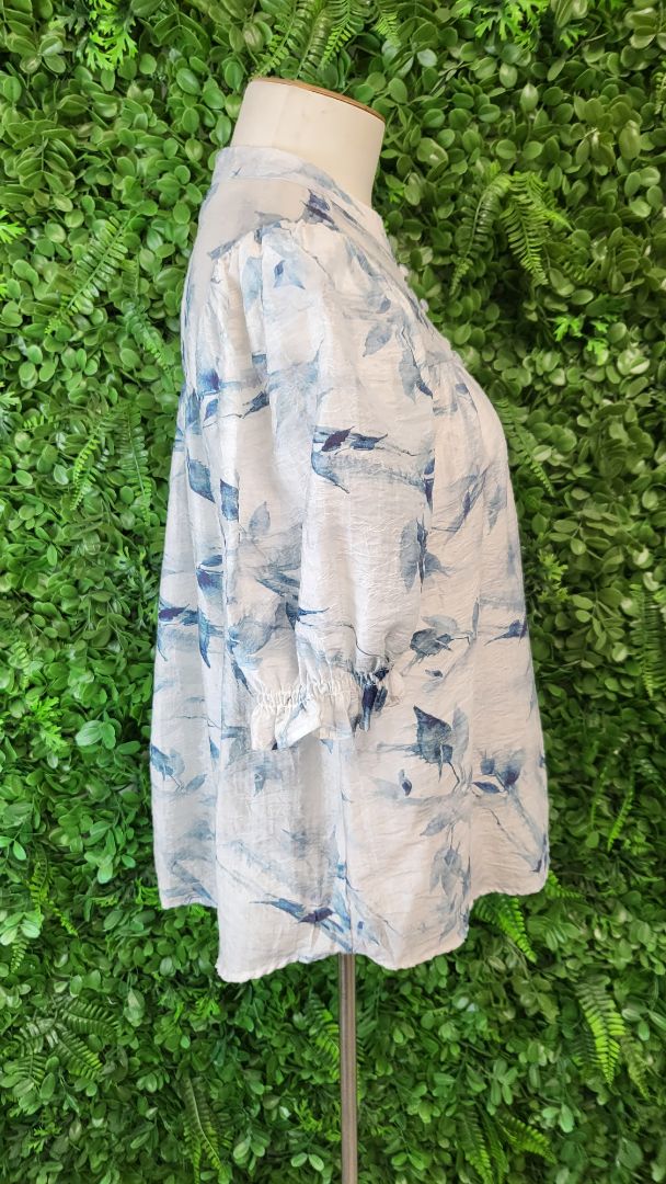 Seeking Lola Print Puff Sleeve Top (10)