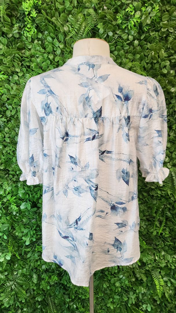 Seeking Lola Print Puff Sleeve Top (10)