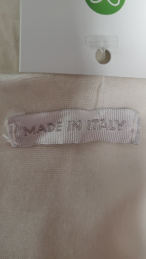 Made In Italy Off White Floaty Top (8-10)