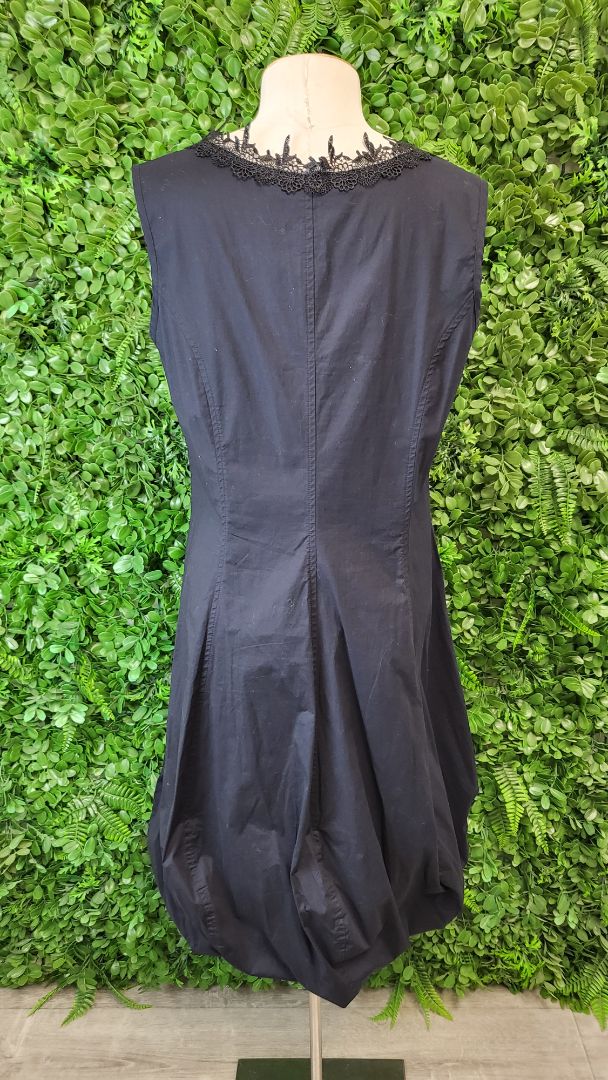 Chocolat Black Bubble Hem Dress (12)