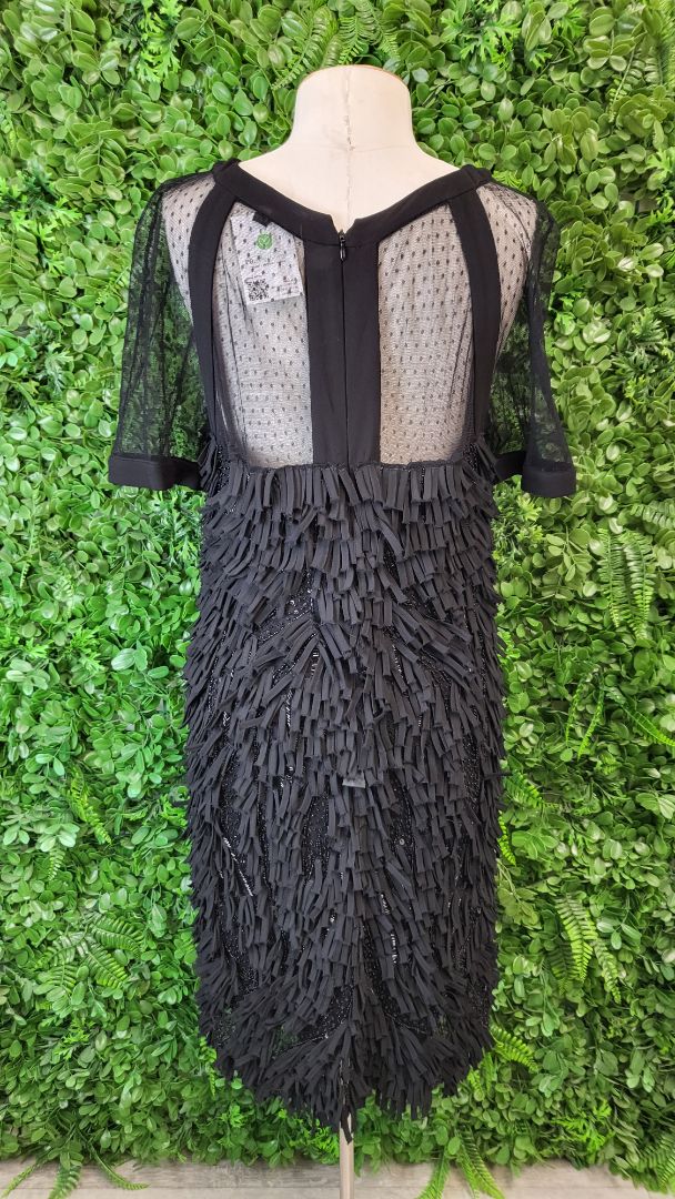 Trelise Cooper Black Frondue Set Dress (12)