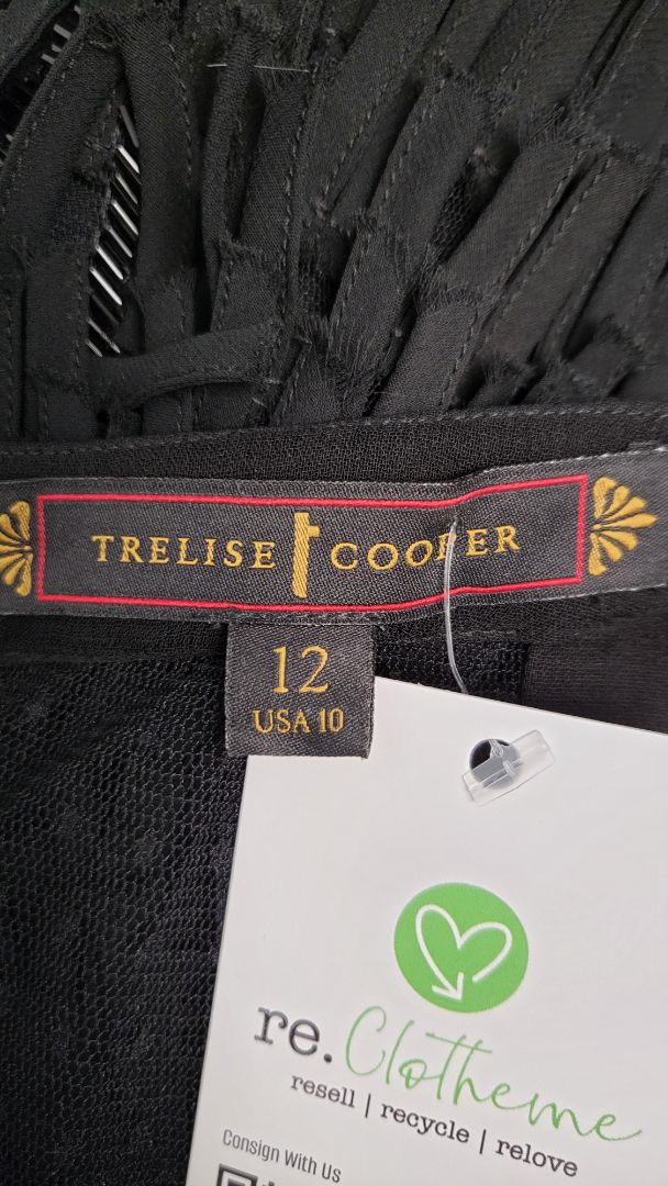 Trelise Cooper Black Frondue Set Dress (12)