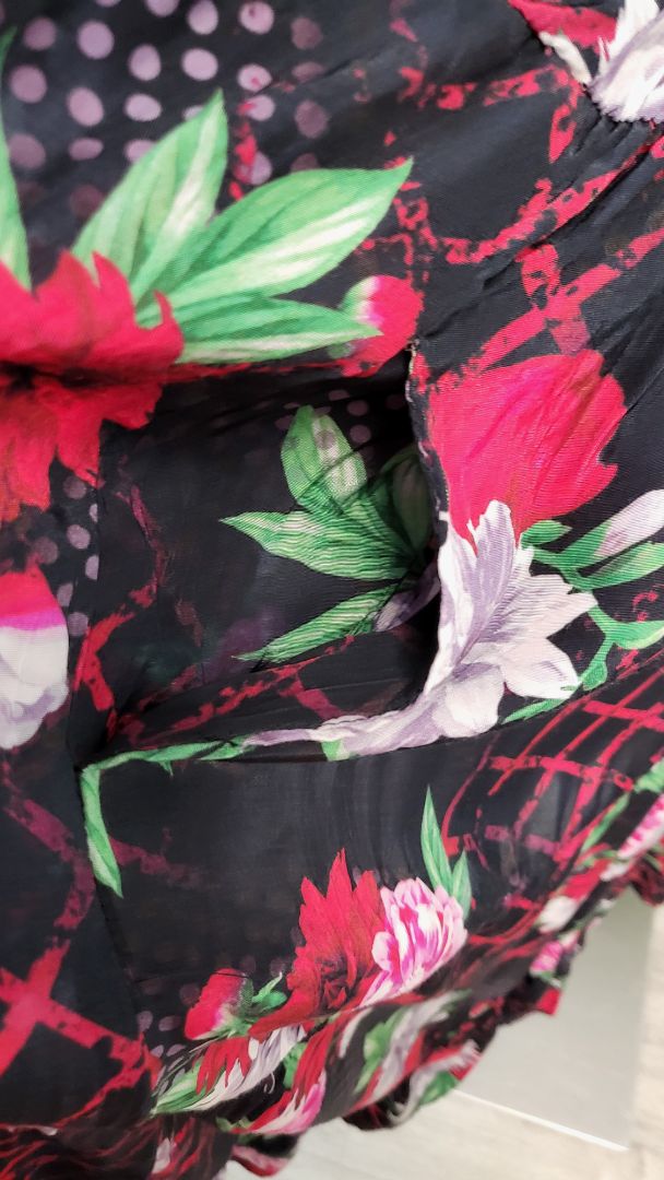 Ts Floral Frill Neck Dress (22)